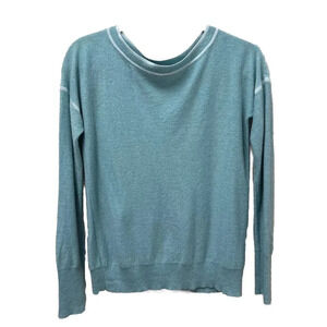 Banana Republic Womens Sweater S  Green Filpucci Wool Cashmere Blend‎ Academia